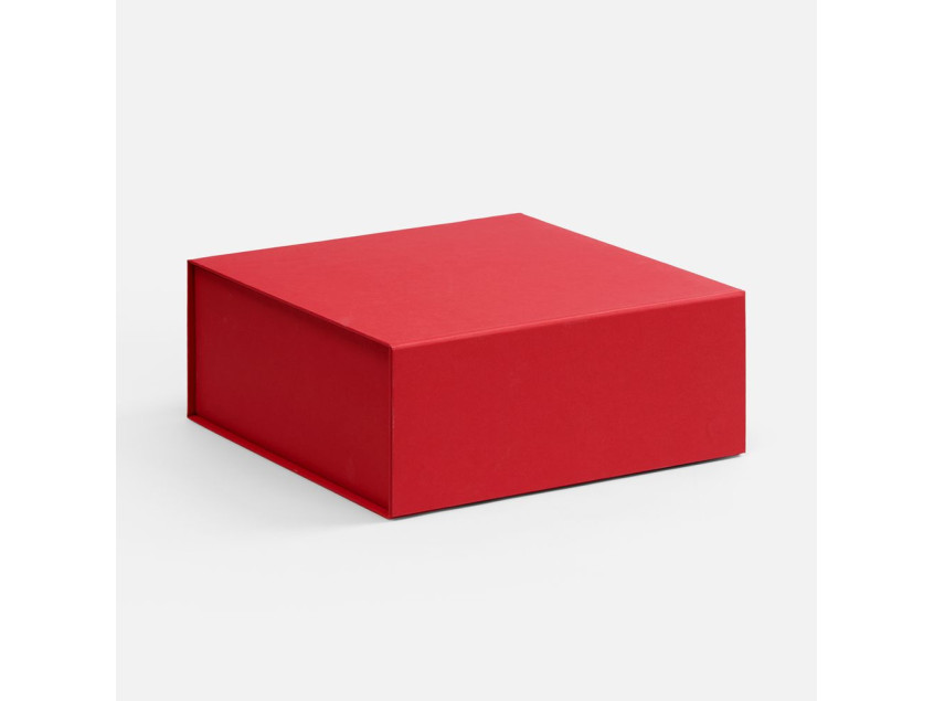 Коробка складная Quadra Fold, красная