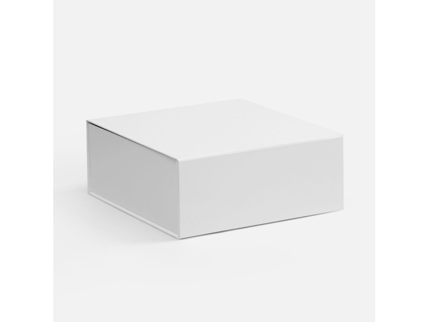 Коробка складная Quadra Fold, белая
