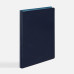 Ежедневник Doppio, недатированный, синий с голубым