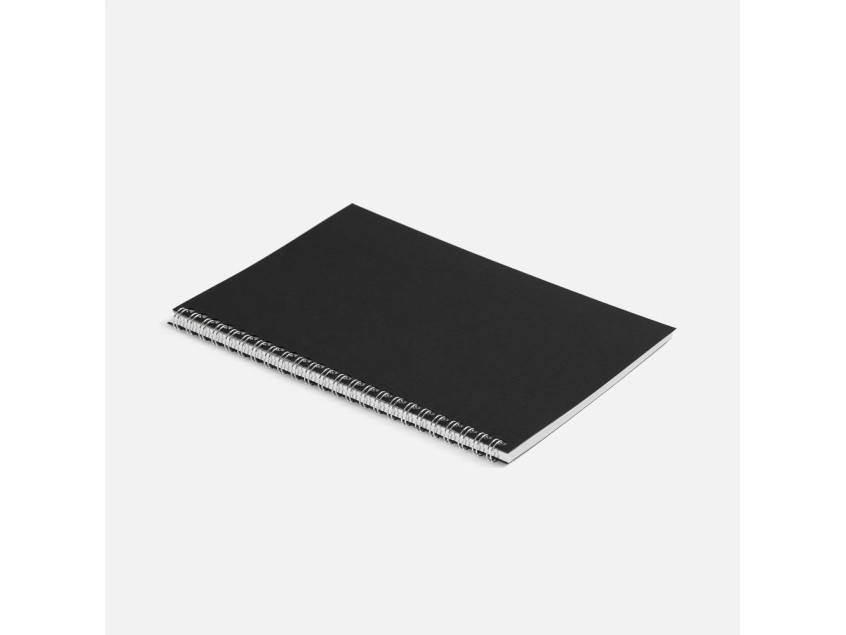 Блокнот Salvador в клетку, черный ver.2