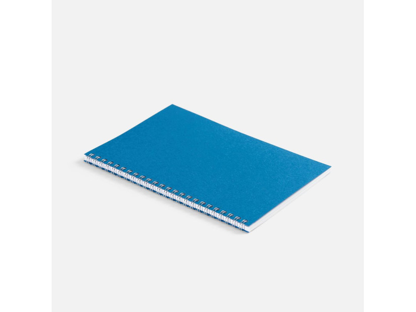 Блокнот Salvador в клетку, синий ver.2