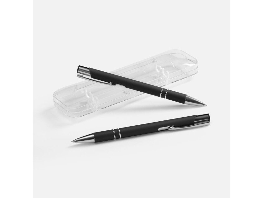 Набор из 2 ручек Keskus Soft Touch, черный