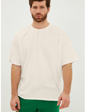 Футболка Oversize Premium, молочно-белая