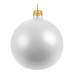 Елочный шар Gala Matt в коробке, 8,5 см, белый