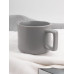 Чашка Jumbo в коробке матовая, светло-серая