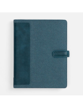 Ежедневник-органайзер Twill, недатированный, синий