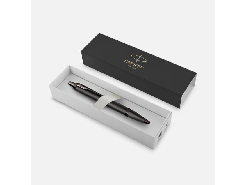 Ручка шариковая Parker IM Professionals Monochrome Titanium, темно-серая