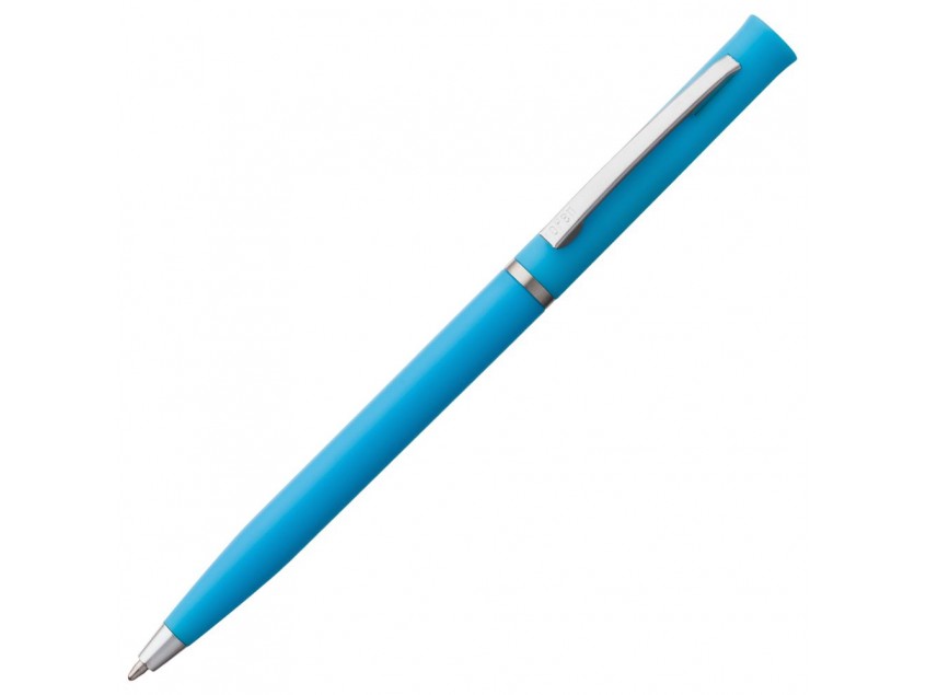 Ручка шариковая Euro Chrome, голубая