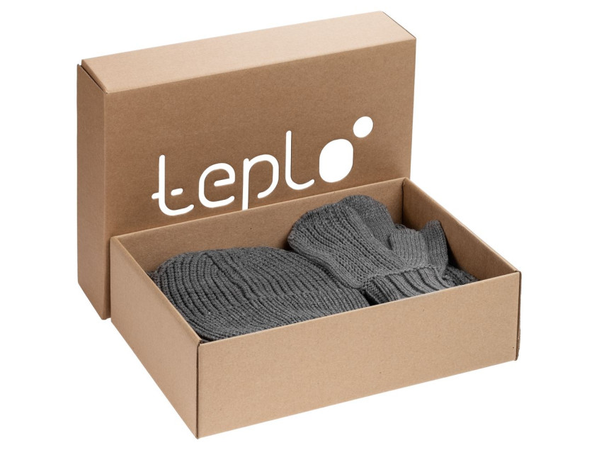 Набор Nordkyn Full Set с шарфом, серый