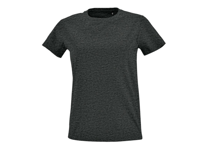 Футболка женская IMPERIAL FIT WOMEN, черный меланж