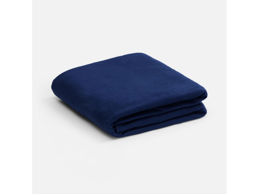 Флисовый плед Warm&Peace XL, синий