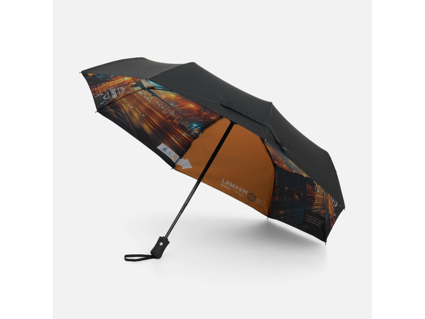 Зонт складной Monsoon с полной запечаткой купола изнутри на заказ