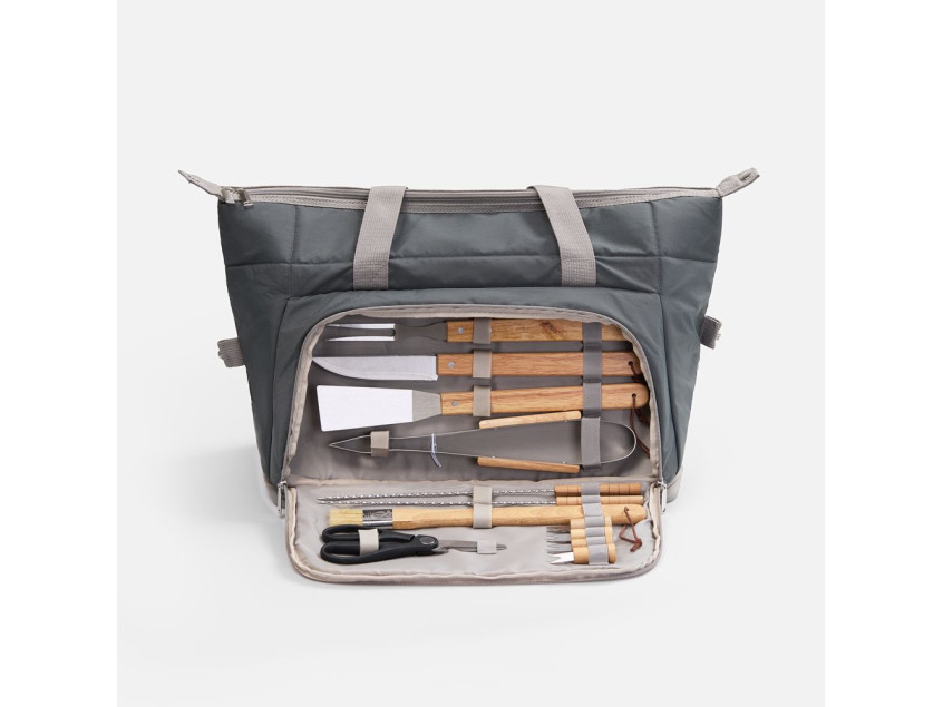 Набор для барбекю Grillmoor, темно-серый (графит)