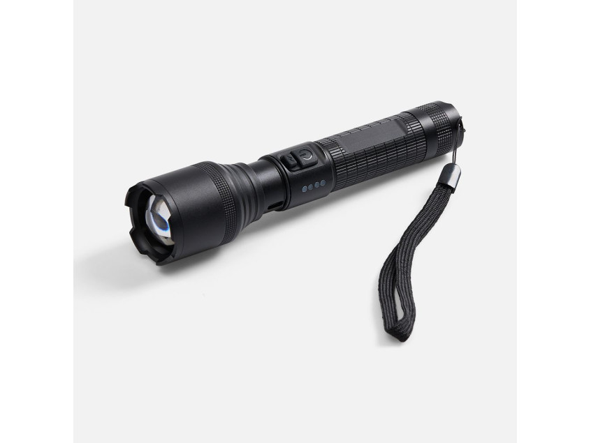 Фонарь аккумуляторный с фокусировкой луча FarSee, черный