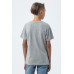Футболка детская REGENT FIT KIDS, серый меланж