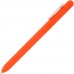 Ручка шариковая Slider Soft Touch, неоново-оранжевая с белым