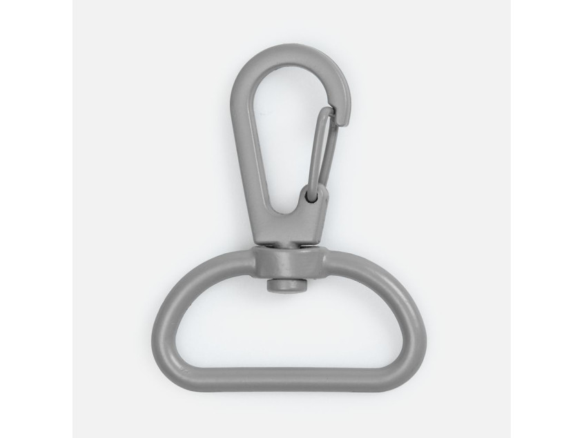 Застежка-карабин Snap Hook, L, серая
