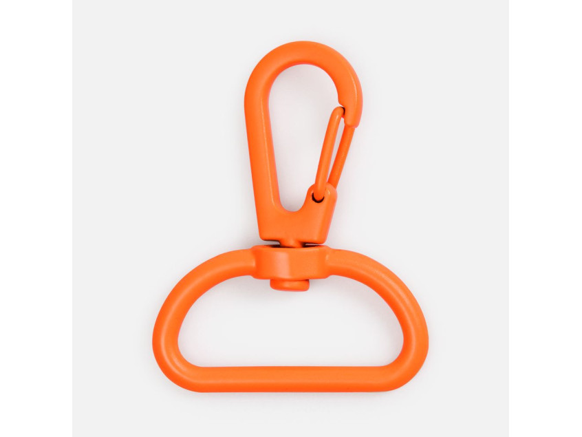 Застежка-карабин Snap Hook, L, оранжевый неон