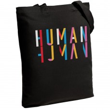 Холщовая сумка Human, черная