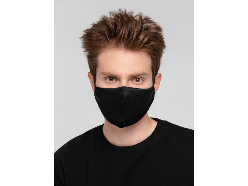 Маска для лица, черная