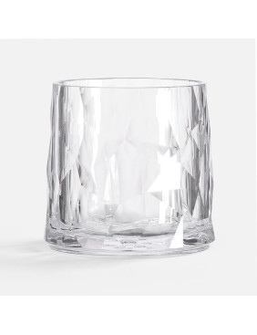 Стакан небьющийся Sate Crystal, вращающийся, прозрачный