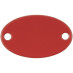 Шильдик металлический Alfa Oval, красный