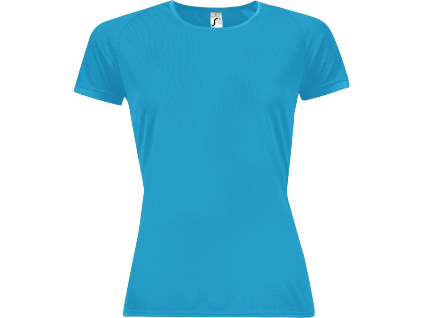 Футболка женская SPORTY WOMEN 140, бирюзовая