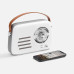 Bluetooth-колонка с радио Retronica, белая