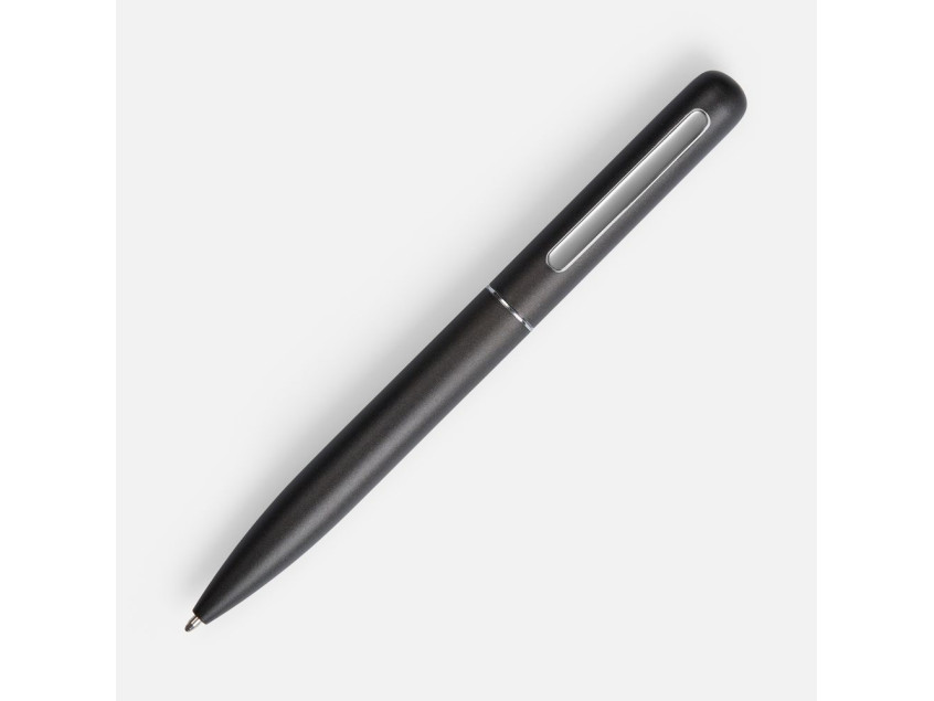 Ручка шариковая Scribo, матовая серая