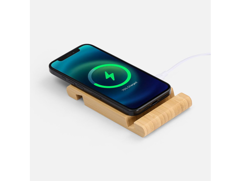Подставка с беспроводной зарядкой Bamboost
