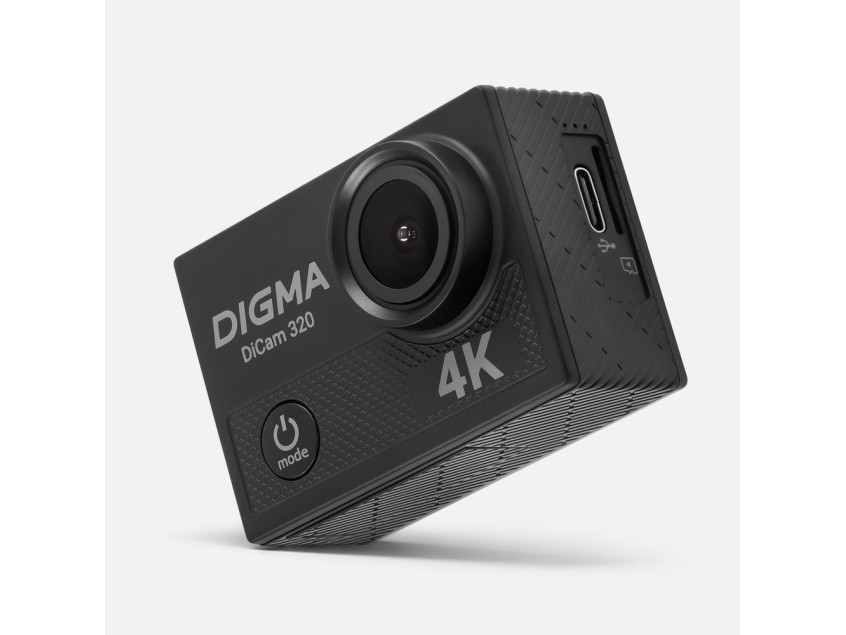Экшн-камера Digma DiCam 320, черная