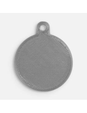 Подвеска Round, 3D-печать, серая