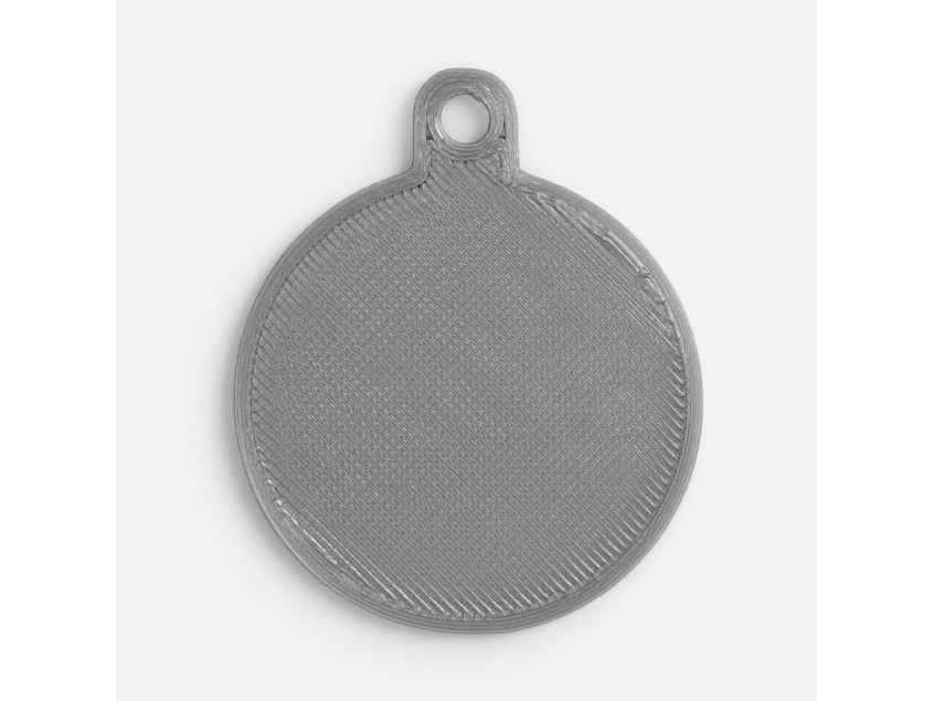 Подвеска Round, 3D-печать, серая