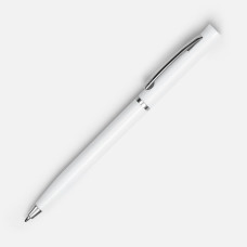 Ручка шариковая Euro Chrome, белая Ручка шариковая Euro Chrome, белая