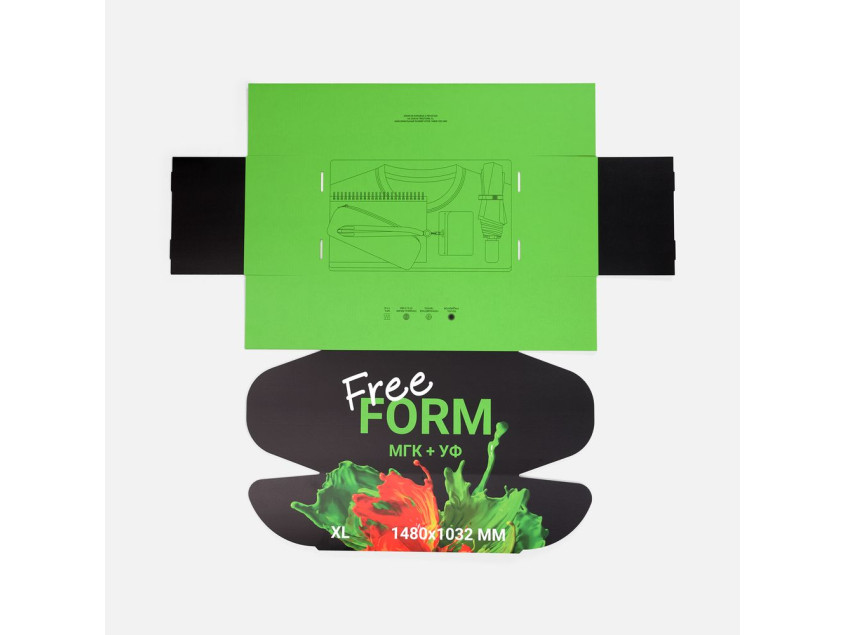 Коробка с печатью на заказ Freeform, XL