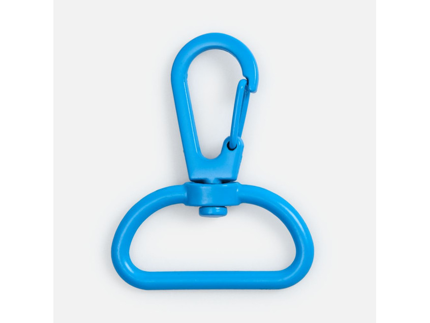 Застежка-карабин Snap Hook, L, голубая