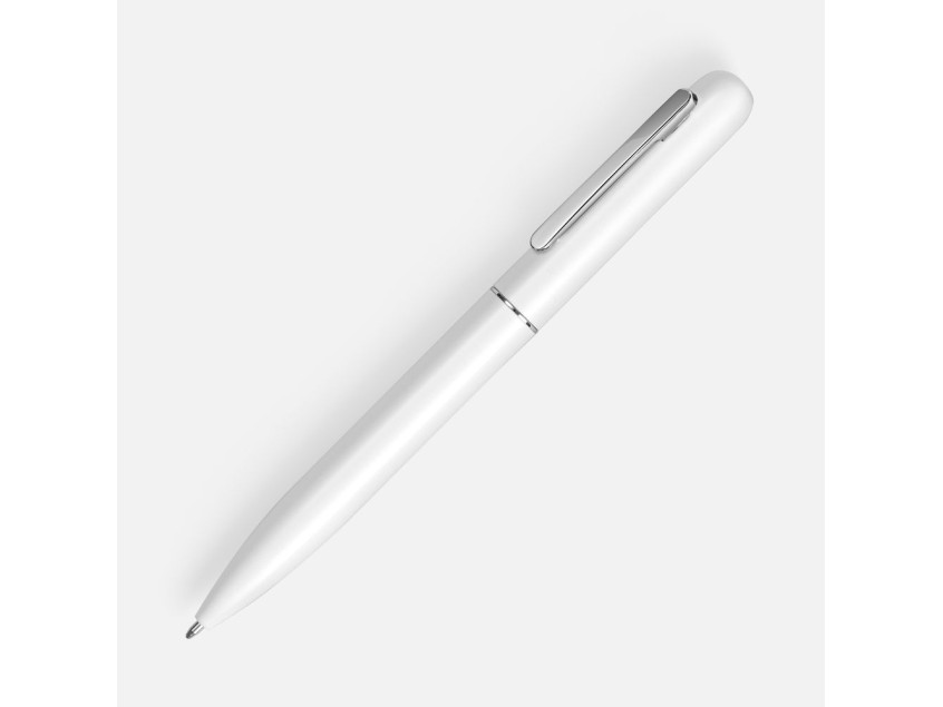 Ручка шариковая Scribo, матовая белая