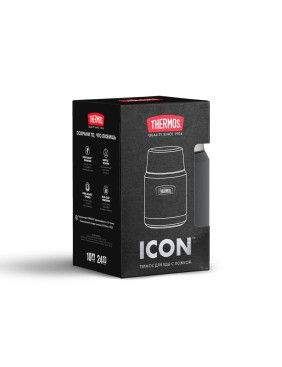 Термос для еды Icon 470, черный