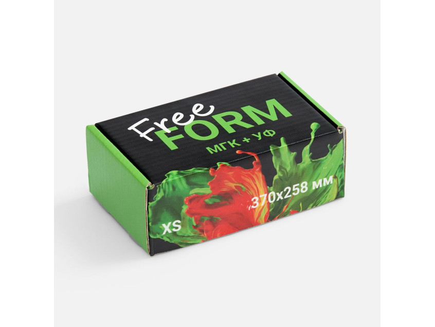 Коробка Freeform с печатью на заказ, размер XS