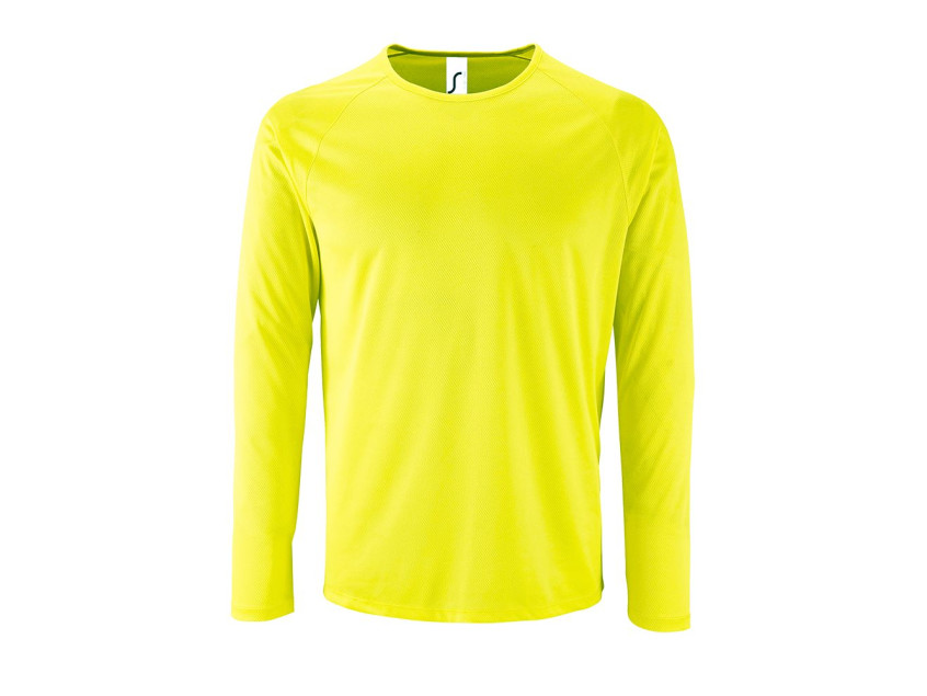 Футболка с длинным рукавом Sporty LSL Men желтый неон
