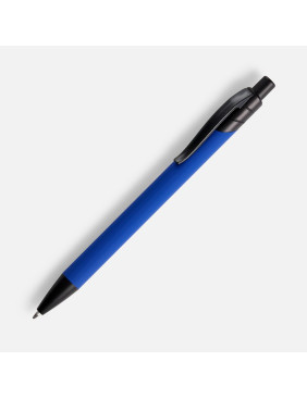 Ручка шариковая Undertone Black Soft Touch, ярко-синяя
