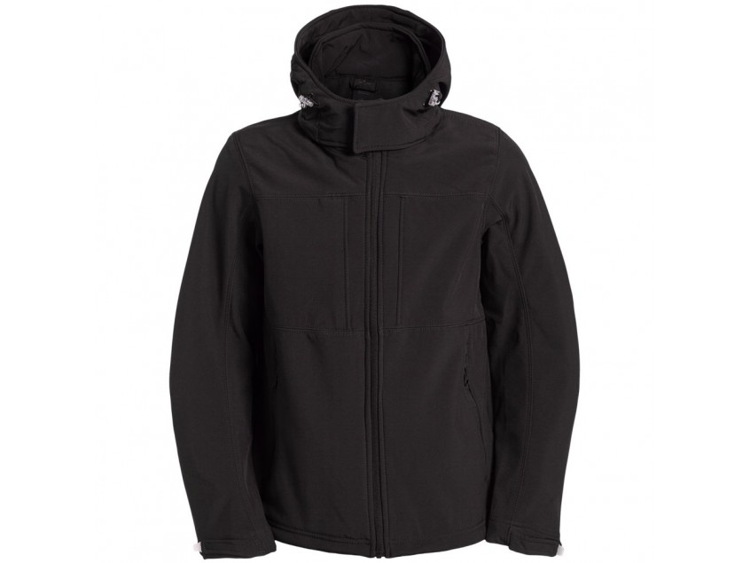 Куртка мужская Hooded Softshell черная