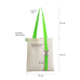 Шоппер Superbag с ремувкой 4sb (неокрашенный с салатовым)