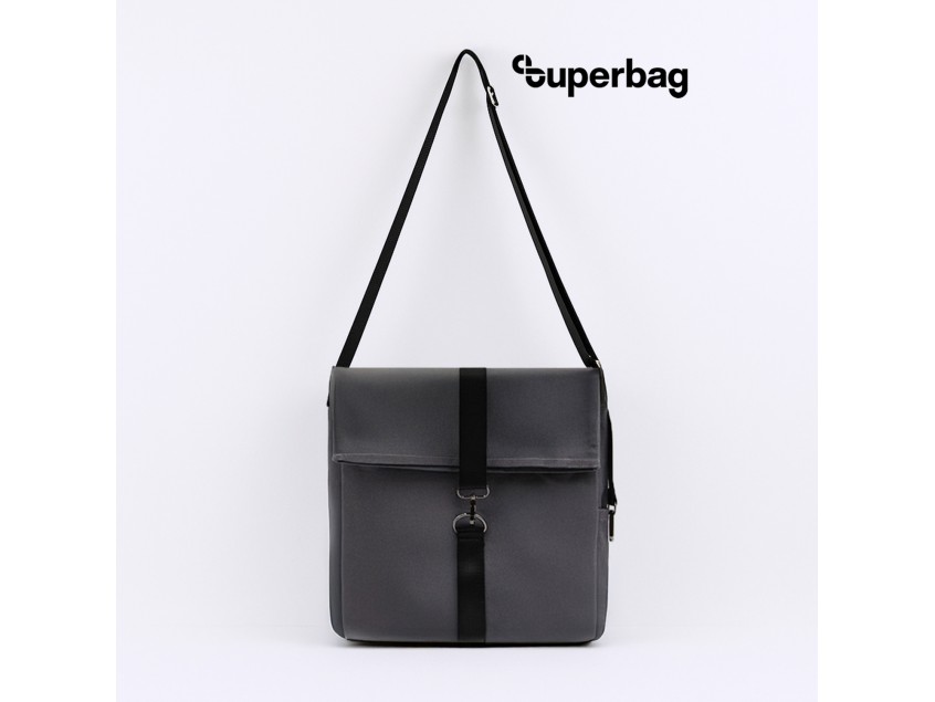 Шоппер Superbag Companion (серый с черным)