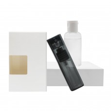 Набор антисептиков для рук REFILLABLE Black, 60 мл (белый) 