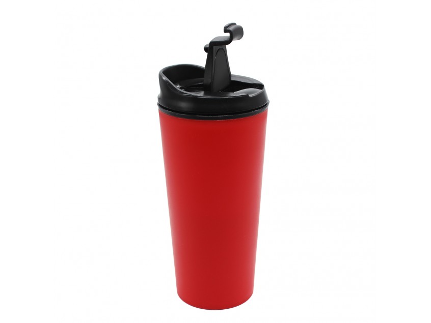 Термостакан Basic с клапаном, цвет красный