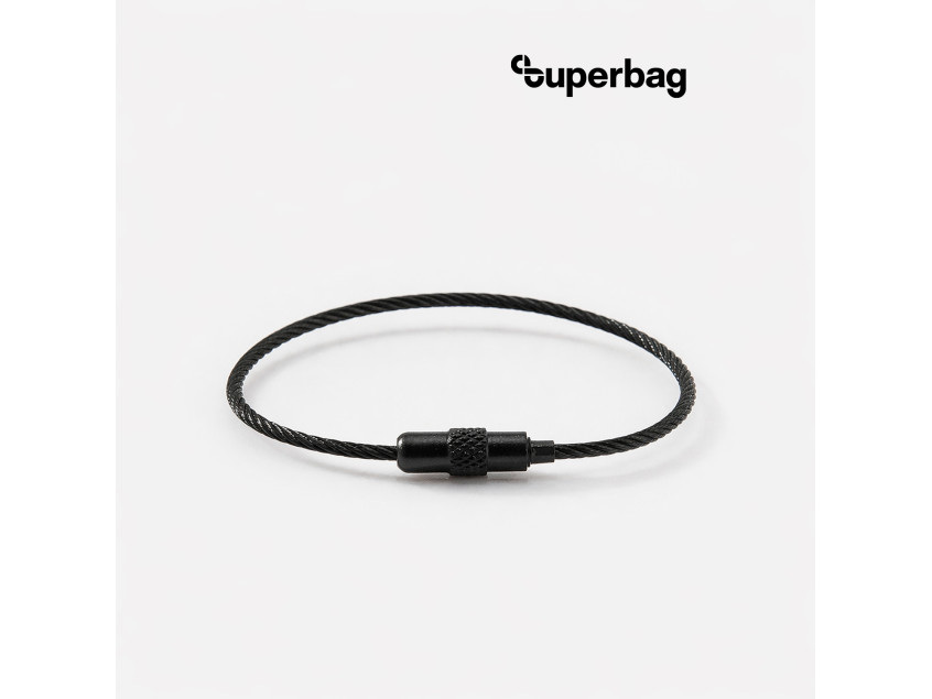 Тросик-кольцо Ring для обвеса, L=15см (черный)