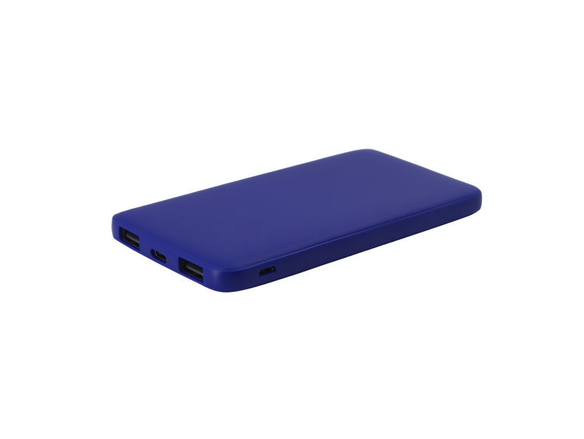 Внешний аккумулятор Bplanner Power 1 ST, софт-тач, 5000 mAh (Синий)