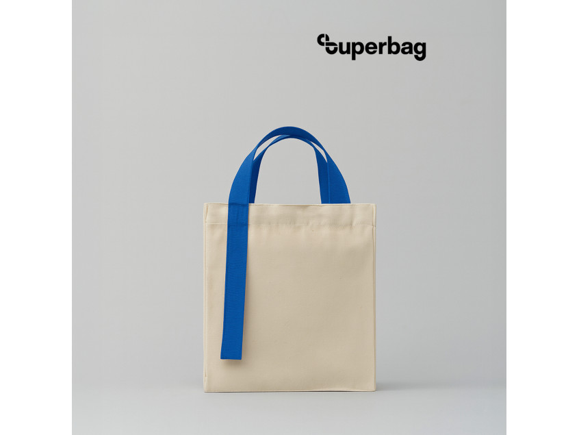 Шоппер Superbag Pack (S) (неокрашенный с синим)