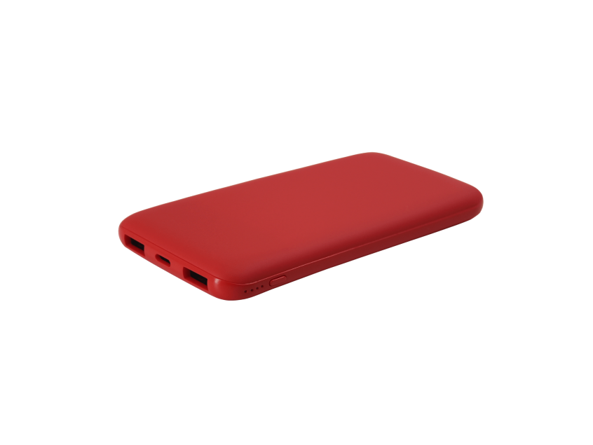 Внешний аккумулятор Bplanner Power 2 ST, софт-тач, 10000 mAh (Красный)
